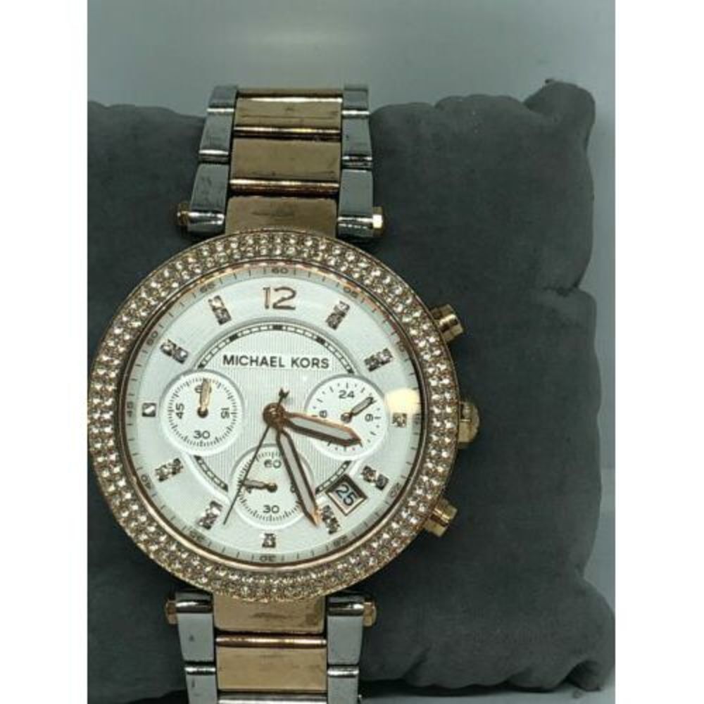 Michael Kors MK5491 Parker Women's Rose Gold Stainless Steel Analog Watch Bb746